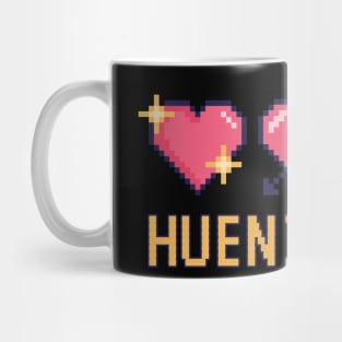 Hueningkai Pixel Heart Valentine TXT Mug